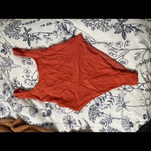 Aerie coral colored one piece swimsuit
